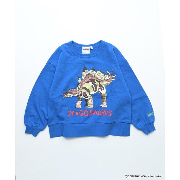 トレーナー 「別注」Miracle-kun ミラクルザウルスプリントトレーナー キッズ 子供服 男の子 女の子