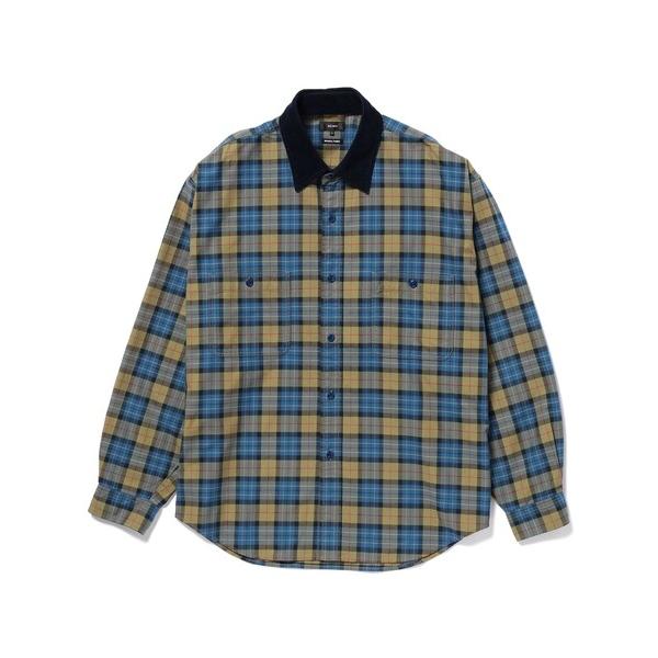 シャツ ワーク チェック シャツ 「ワイドフィット」 メンズ