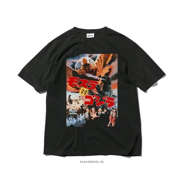 tシャツ ゴジラ × ホームゲーム「HOMEGAME」| - 半袖Tシャツ 1964 モスラ対ゴジラ TEE メンズ レディース