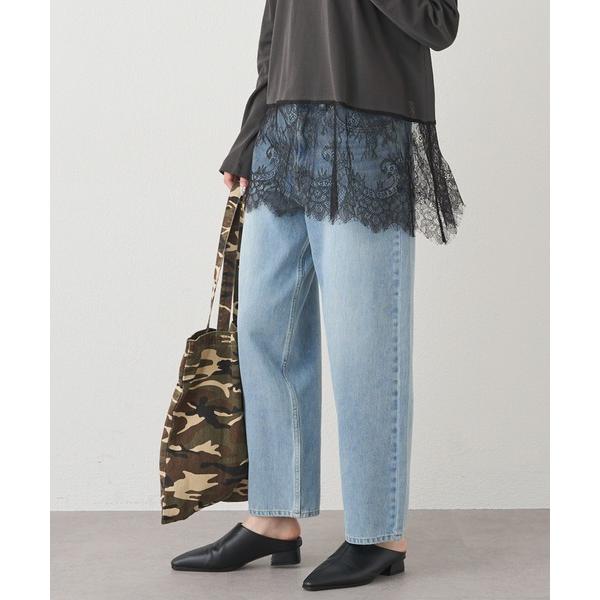 ジーンズ デニム デニムパンツ 縦ストレッチデニムパンツ レディース
