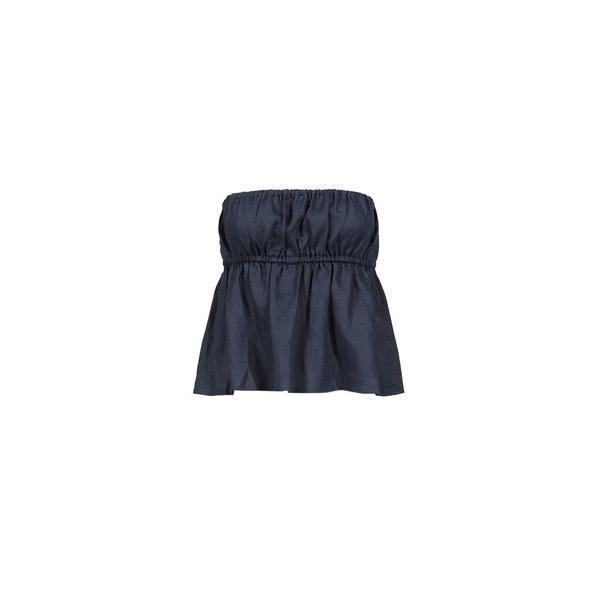 チューブトップ ベアトップ G HARBOR LINEN TUBE