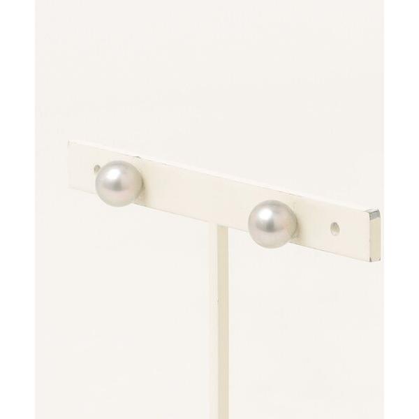 「anq.」 ピアス（両耳用） ONESIZE グレー レディース