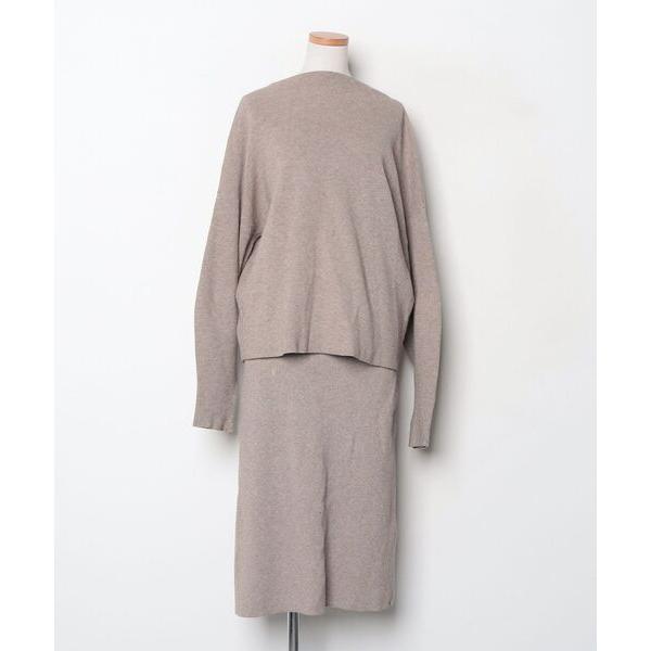「Mila Owen」 セットアップ 1 ベージュ レディース