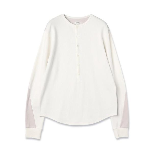 ヘンリーネック tシャツ JIEDA / ジエダ SWITCHING HENRY NECK L/S メンズ レディース