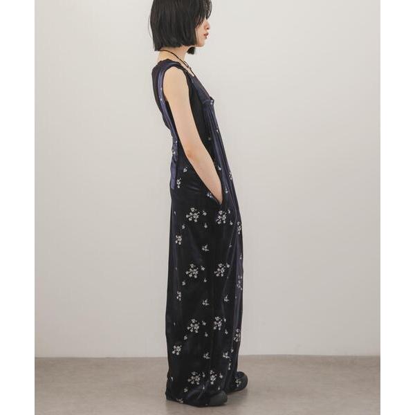 パンツ ベロアサロペット レディース