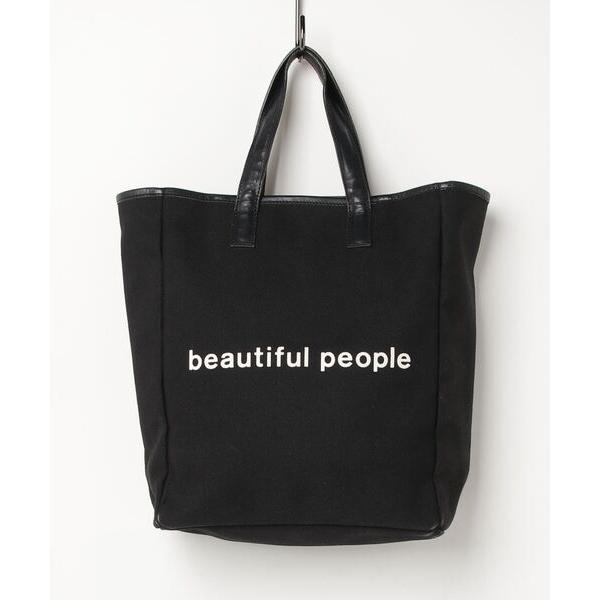 「beautiful people」 トートバッグ - ブラック レディース