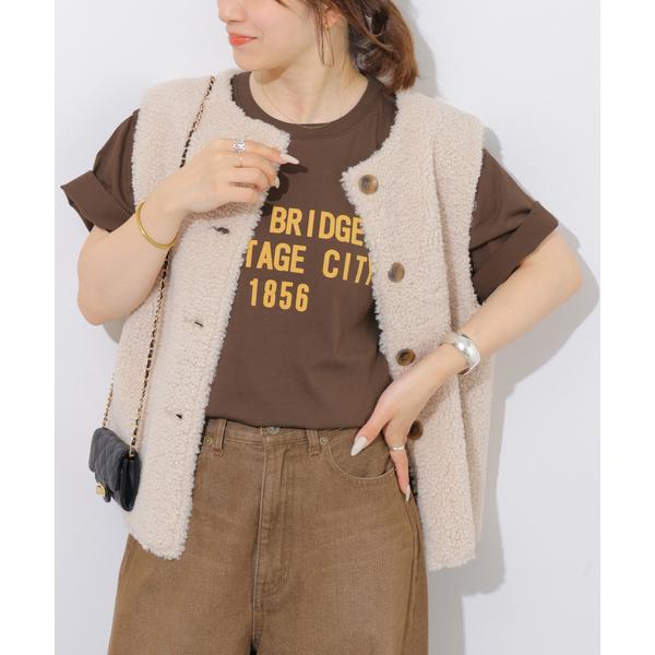 tシャツ 半袖 OLD BRIDGE フロッキーT レディース