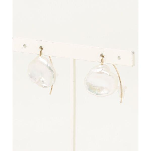 「anq.」 ピアス（両耳用） ONE SIZE ホワイト レディース