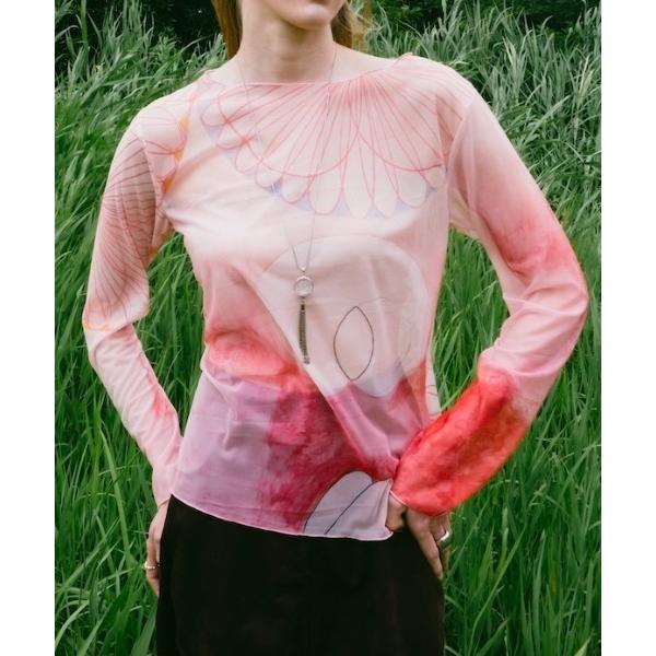 tシャツ Sheer Top ”Hilma af Klint レディース