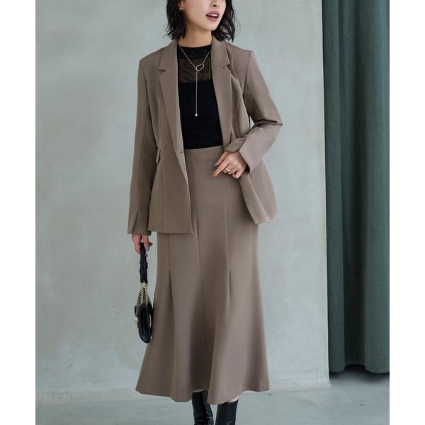 「RUIRUE BOUTIQUE」 セットアップ M グレイッシュベージュ レディース