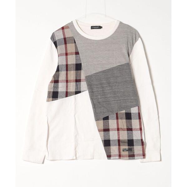 「BLACK LABEL CRESTBRIDGE」 長袖Tシャツ L ホワイト メンズ