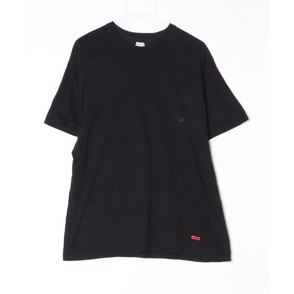 「Supreme」 半袖Tシャツ「Hanesコラボ」 L ホワイト メンズ