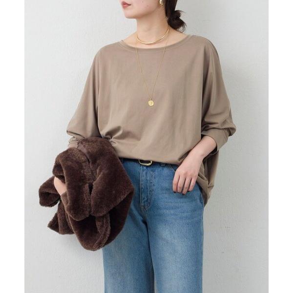 tシャツ キュプラボートドルマンカットソー レディース