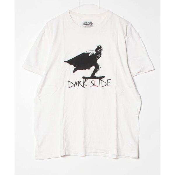 「SILAS」 半袖Tシャツ「starwarsコラボ」 L ホワイト メンズ