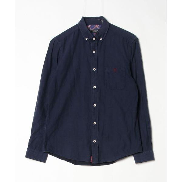 「BLACK LABEL CRESTBRIDGE」 長袖シャツ 2 ネイビー メンズ