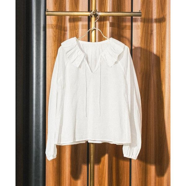 「ROSE BUD」 長袖シャツ ONE SIZE ホワイト レディース