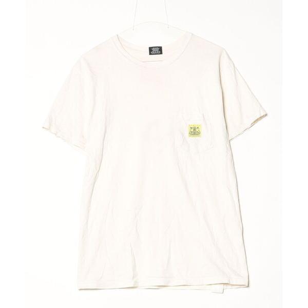「STUSSY」 半袖Tシャツ S ベージュ メンズ