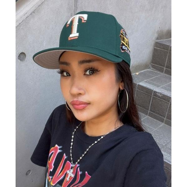 ニューエラ キャップ 帽子 メンズ ニューエラ「NEW ERA」- テキサス・レンジャーズ キャップ「Texas Rangers Final Season 59fifty Forest Green」