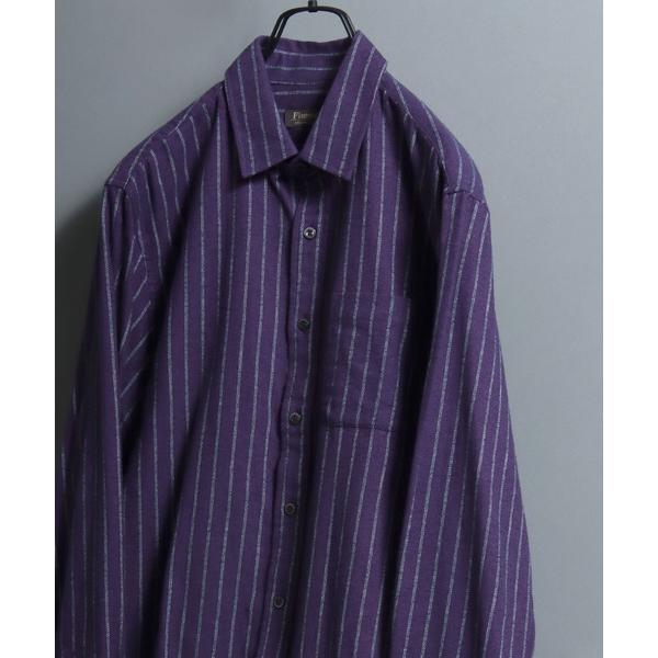 シャツ Organic Cotton Flannel Shirt (Solid / Stripe / Check)  / オーガニックコットン ネルシャツ 無地/ストライプ/チェック柄 メンズ レギュラーカラ…