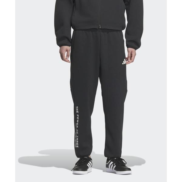 アディダス adidas スウェットパンツ ジャージ アディダスアダプテーション レギュラーフィット アンクル丈 オープンヘムパンツ / アディダス adidas