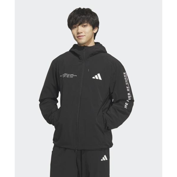 アディダス　adidas マウンテンパーカー ウインドブレーカー アディダスアダプテーション レギュラーフィット ストレッチ ウーブン フード付き フルジップ…