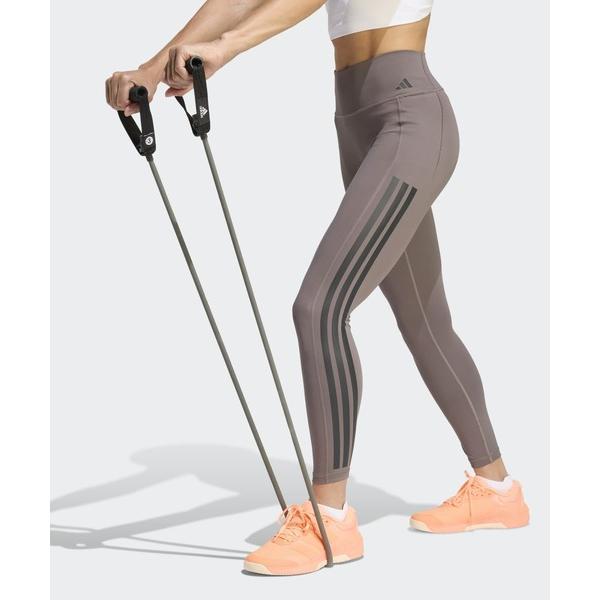 アディダス　adidas レギンス スパッツ Optime ワークアウト スリーストライプス 7/8丈 レギンス / アディダス adidas レディース