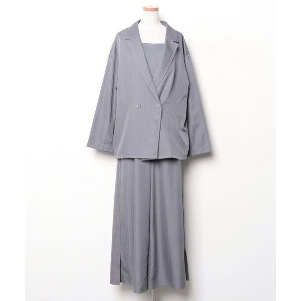 「et.UNiVER」 セットアップ LARGE グレー レディース