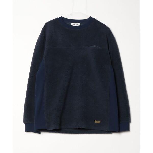 「SILAS」 長袖Tシャツ LARGE ネイビー メンズ