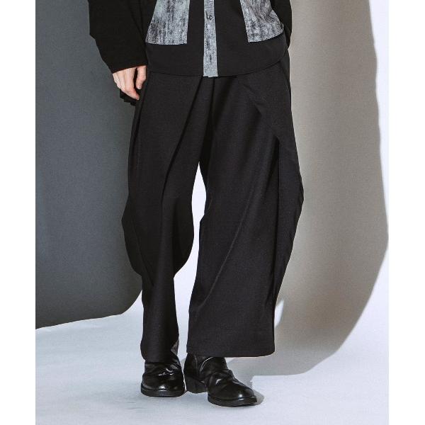 パンツ 「NO ID.」Front Wrap Trousers / フロント ラップ トラウザーズ メンズ