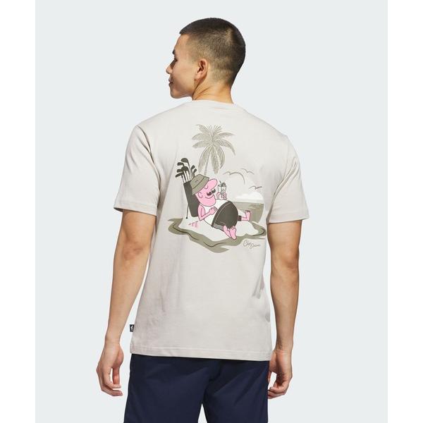 アディダス adidas tシャツ ゴルフ チップイン パラダイス グラフィック Tシャツ「adidas Golf/アディダスゴルフ」 メンズ