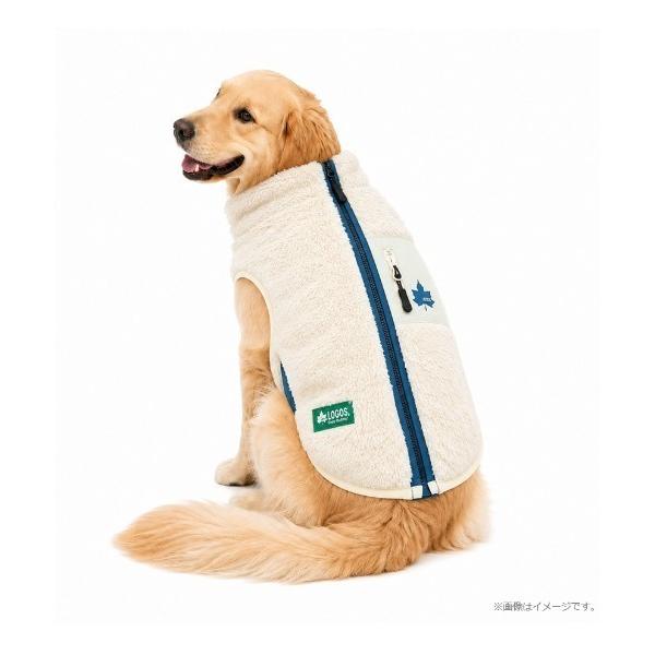 犬 服 LOGOS/切り替えポケットボアベスト大型犬