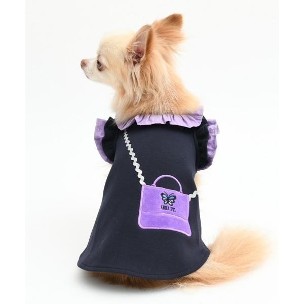 犬 服 ANNA SUI/ミニショルダーモチーフワンピース