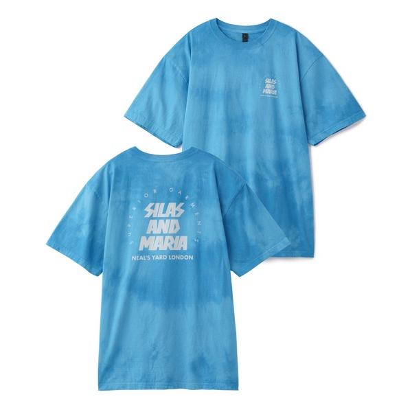 「SILAS」 半袖Tシャツ MEDIUM ブルー メンズ