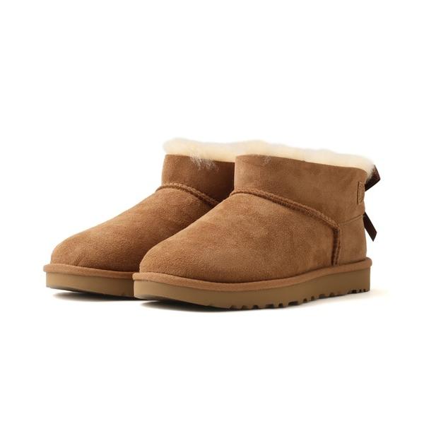 ugg ショート ブーツ UGG W ULTRA MINI BAILEY BOW / アグ ウルトラ ミニ ベイリー ボウ レディース