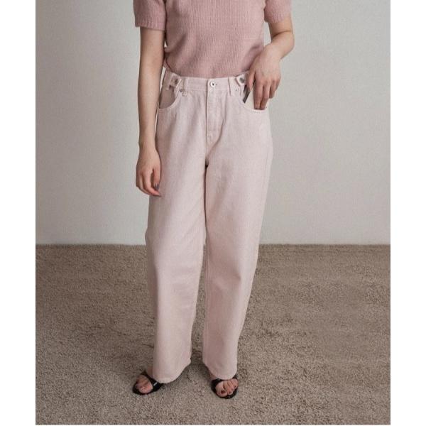 ジーンズ デニム デニムパンツ tuck button accent color pants / タックボタンアクセントカラーパンツ レディース