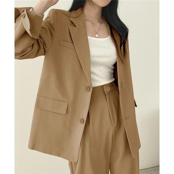「MILAE」 セットアップ L ベージュ レディース