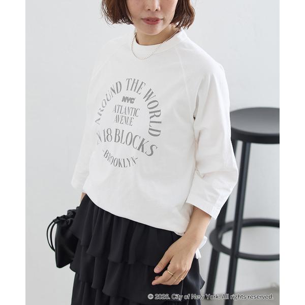 tシャツ ラグランピグメントTシャツ(NYC) レディース