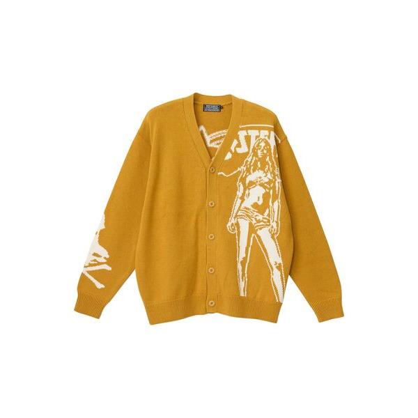 カーディガン HYSTERIC WOMAN編込 カーディガン メンズ