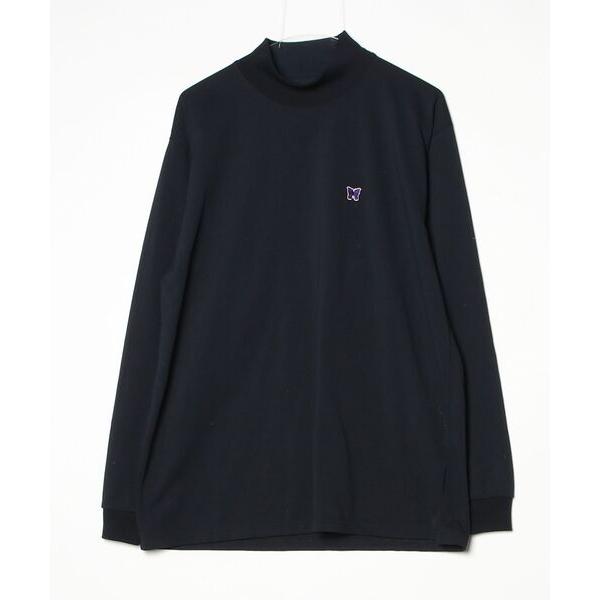「Needles」 ワンポイント長袖Tシャツ M ブラック メンズ