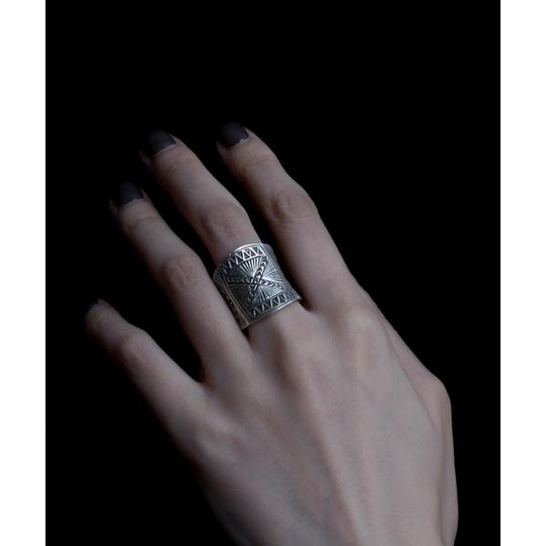 指輪 リング 「KAREN select」Traditional stamp pattern ring /  YK2506CDR5393 メンズ レディース