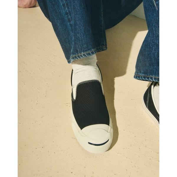 「JACK PURCELL」 スリッポン 5 ブラック メンズ