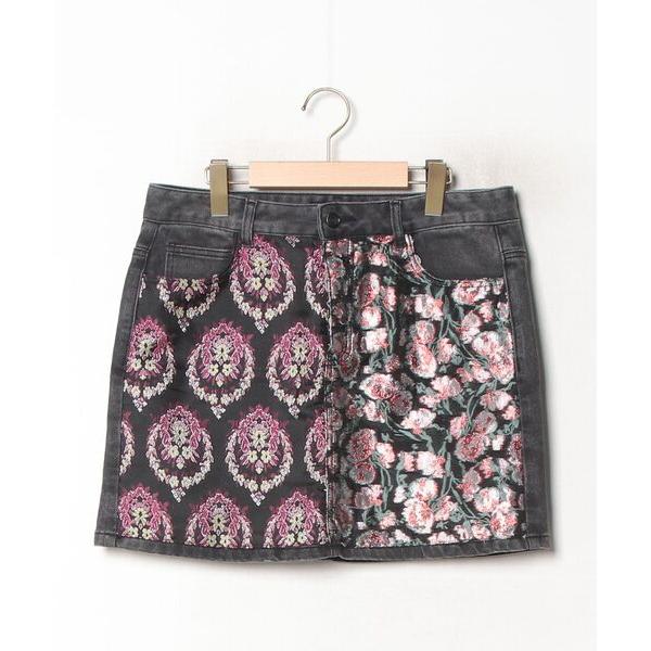 「Desigual」 デニムスカート 2L ブルー レディース