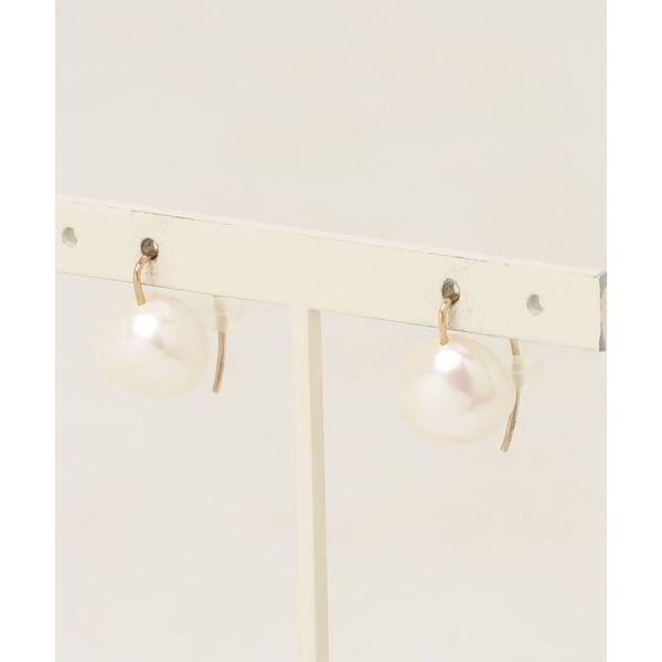 「anq.」 ピアス（両耳用） ONE SIZE ホワイト レディース