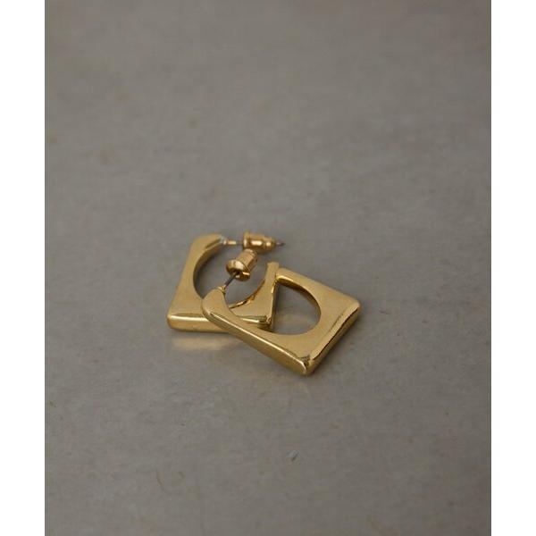 フープ ピアス スクエアフープピアス レディース
