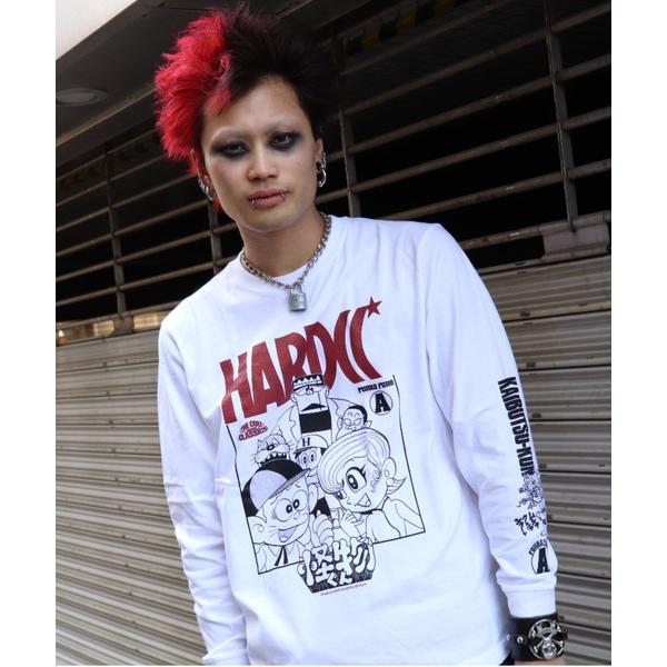 tシャツ 怪物くん ロングスリーブTシャツ(ムシャクシャホワイト） メンズ