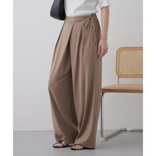 ワイドパンツ パンツ ルーズシルエットパンツ レディース