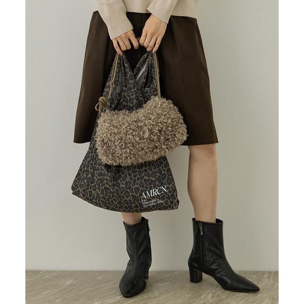 エコバッグ 「Americana（アメリカーナ） for SALON」レオパードパッカブルトートバッグ L