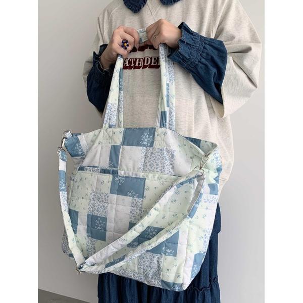 ハンドバッグ 「Cross×Staff」ボトルポケ付/10ポケットトートbag