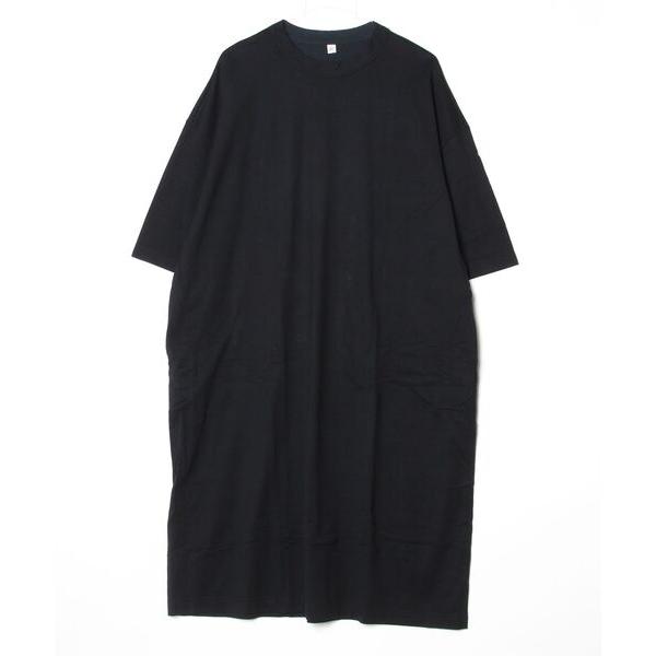 「journal standard L'essage」 7分袖ワンピース S ブラック レディース