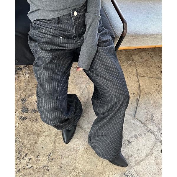 「ROGER AND RAW」 デニムパンツ MEDIUM ブラック レディース